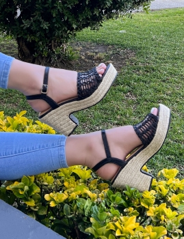 Sandalias Caetana - Preto