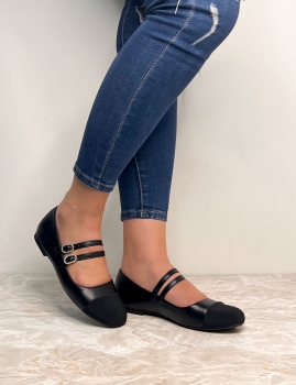 Sapatos Everal - Preto