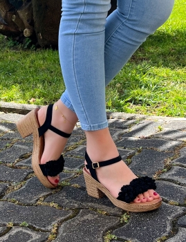 Sandalias Hortela - Preto