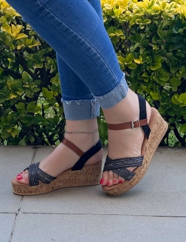 Sandalias Kendra - Preto